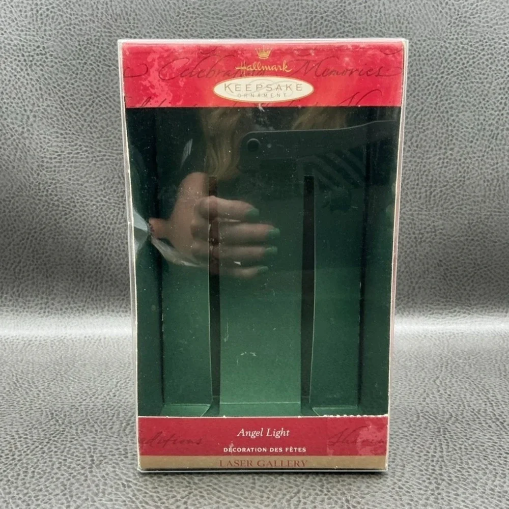 Hallmark Christmas Ornament Angel Light Laser Gallery Lantern 2000 Holiday